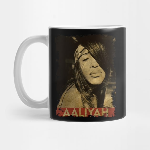 TEXTURE ART- Aaliyah - RETRO STYLE 1 by ZiziVintage